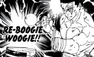 Todo using the re-Boogie Woogie (Image via Shueisha)